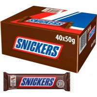 Шоколадные батончики Snickers, 50 г х 40 шт
